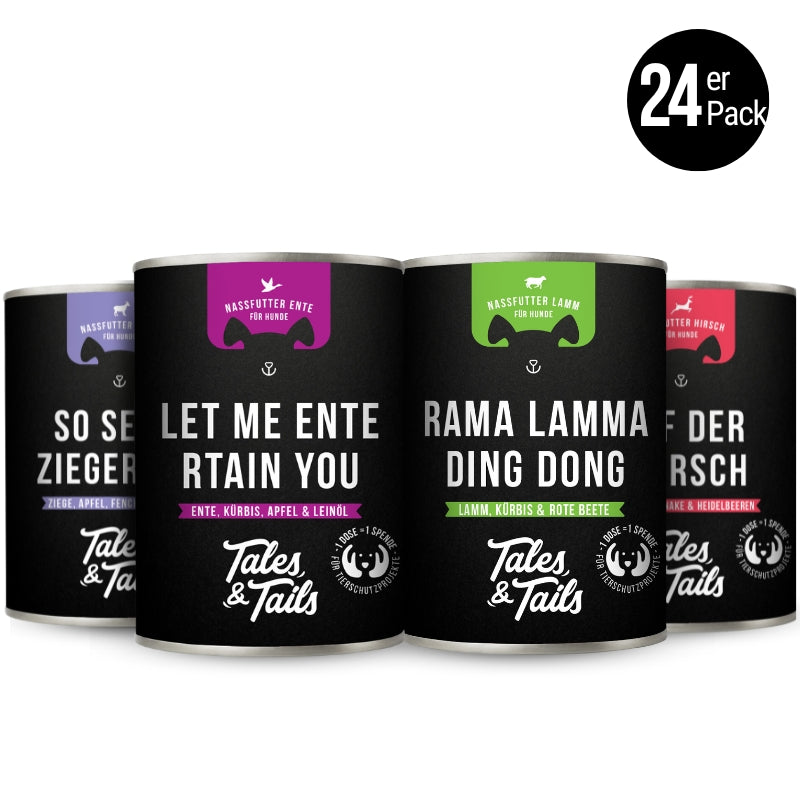 4er Mixpaket Nassfutter Fleisch