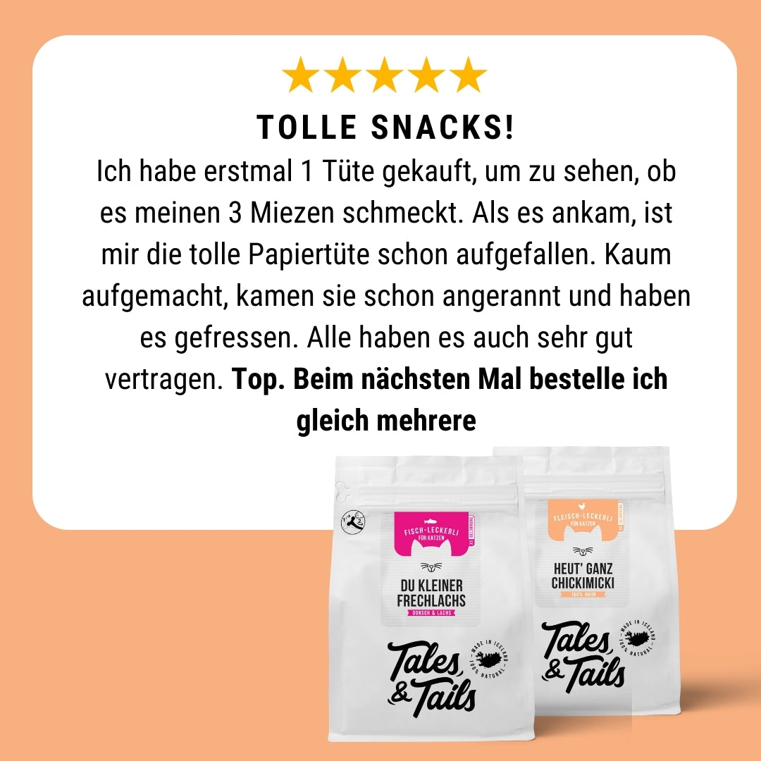 Leckerlipaket für Katzen