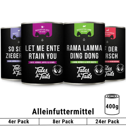 4er Mixpaket Nassfutter Fleisch