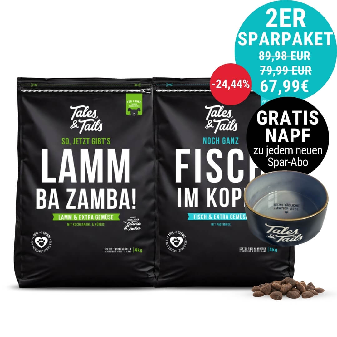 Zweier Paket Trockenfutter 4kg
