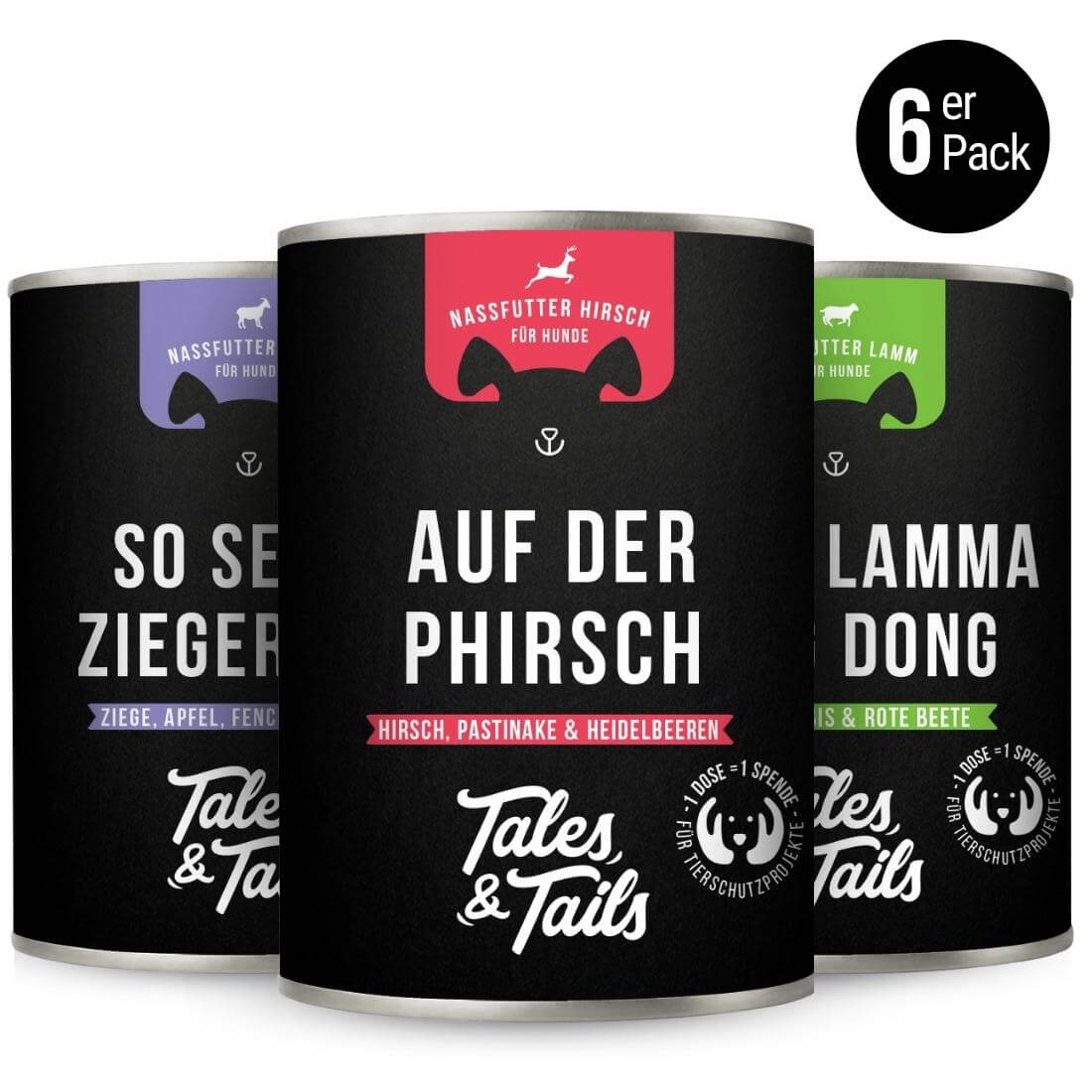 3er Mixpaket Nassfutter Fleisch