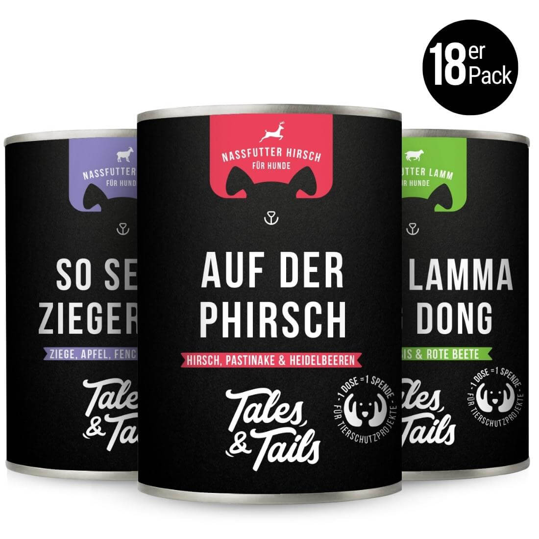 3er Mixpaket Nassfutter Fleisch