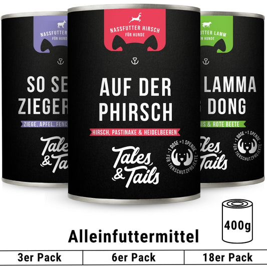 3er Mixpaket Nassfutter Fleisch