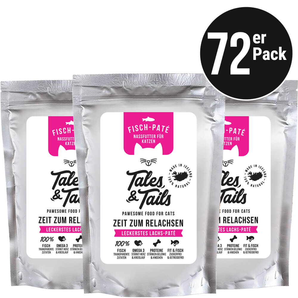 72er Paket Nassfutter mit FIsch für Katzen