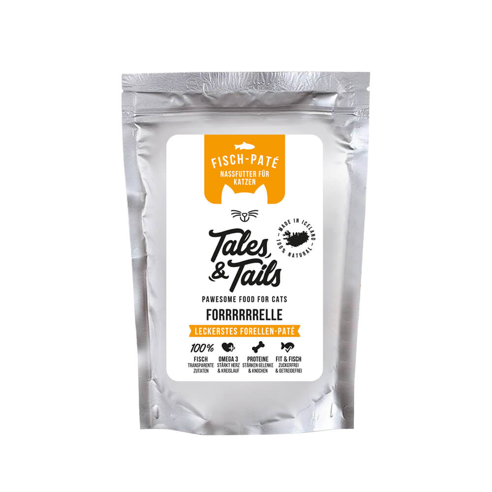 Nassfutter Forelle Fisch für Katzen