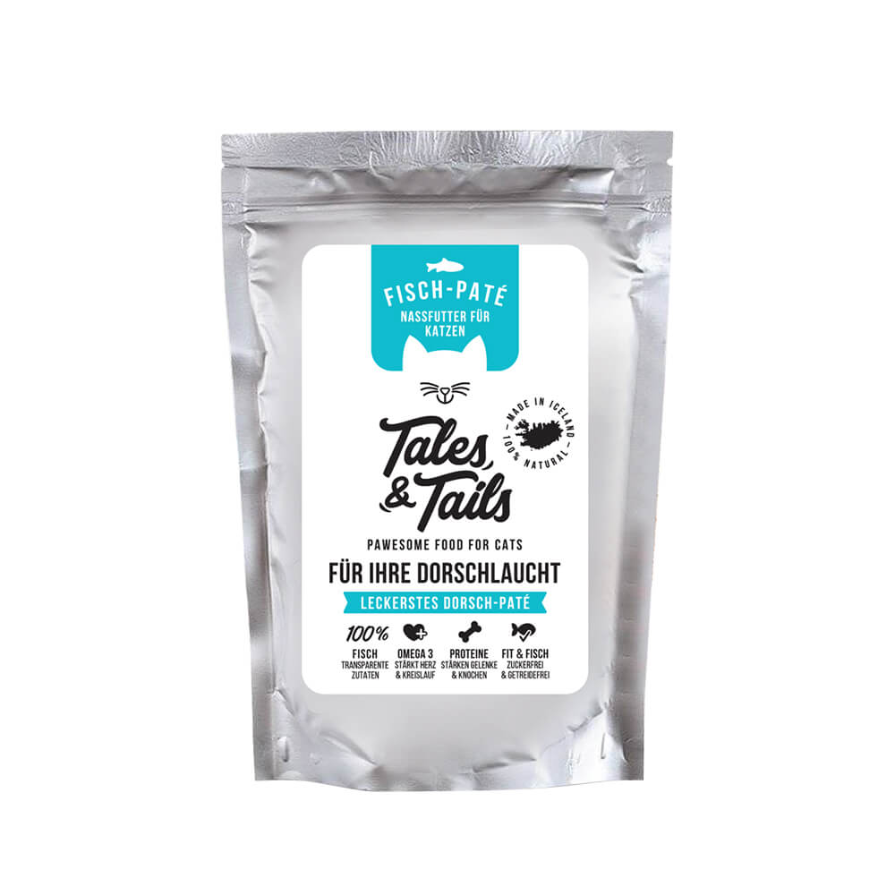 Nassfutter Fisch Dorsch für Katzen