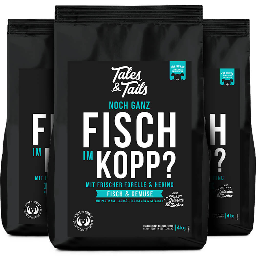 Softes Trockenfutter mit Fisch 12kg