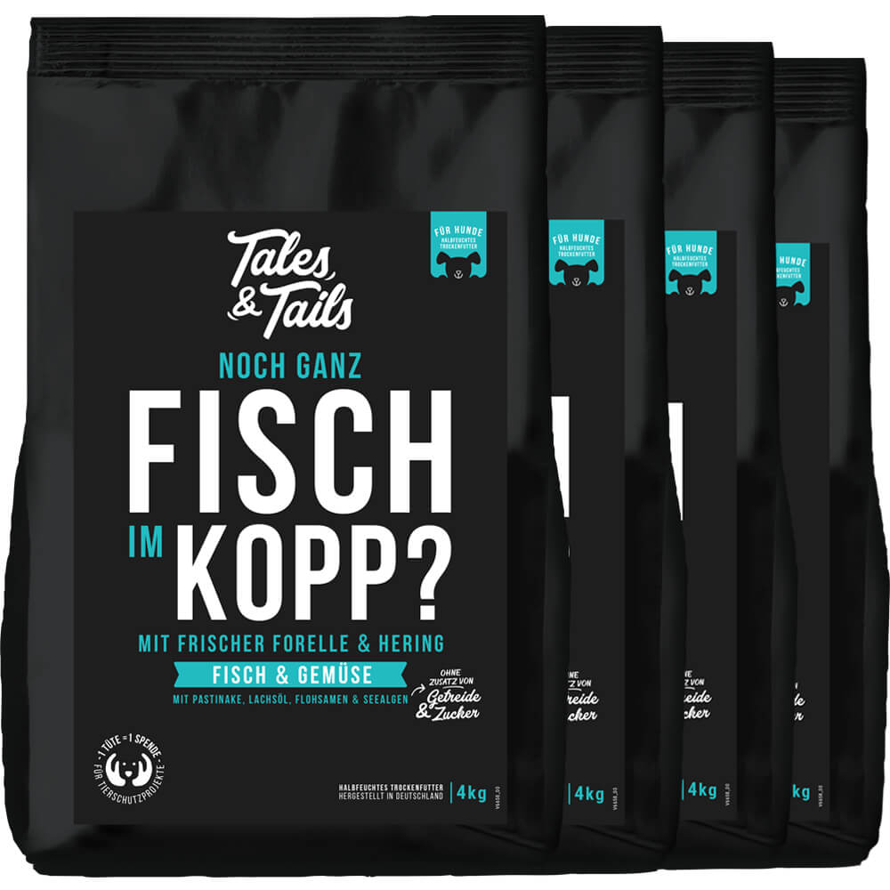 Trockenfutter mit Fisch 16kg