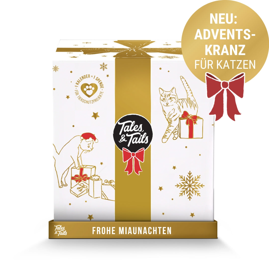 Adventskranz für Katzen