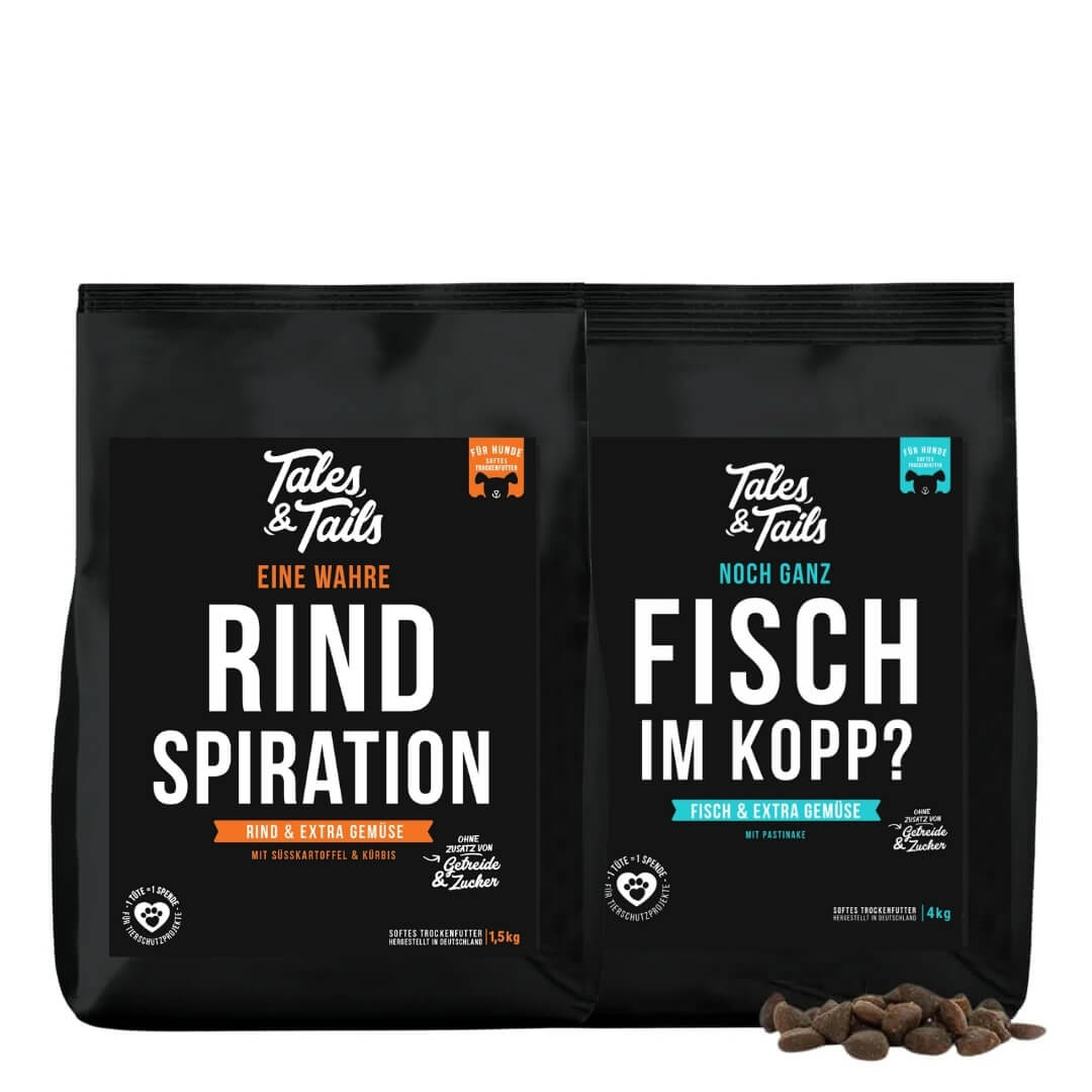 Zweier Paket Trockenfutter 1,5kg