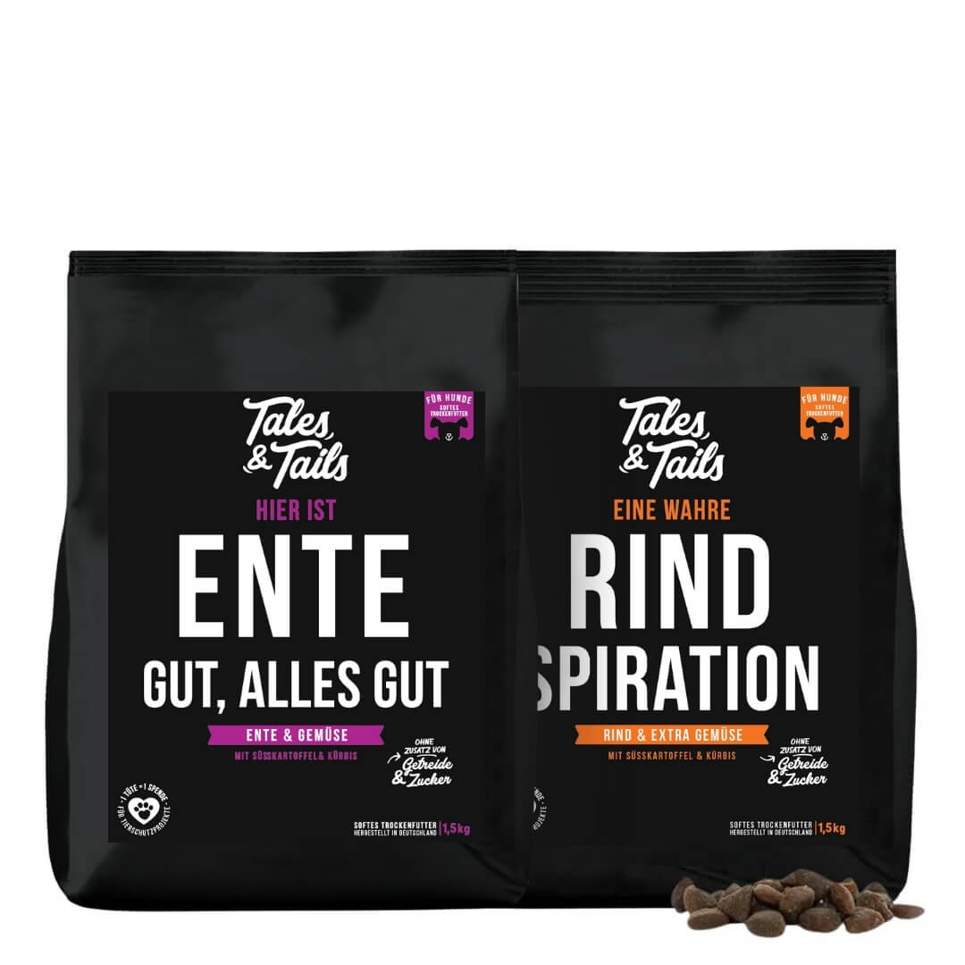 Zweier Paket Trockenfutter 1,5kg