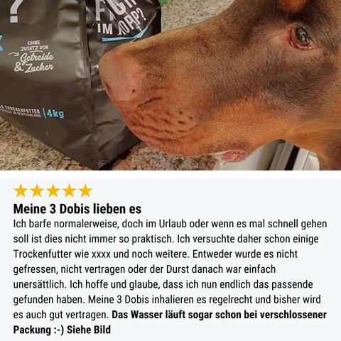Dreier Paket Trockenfutter 4kg