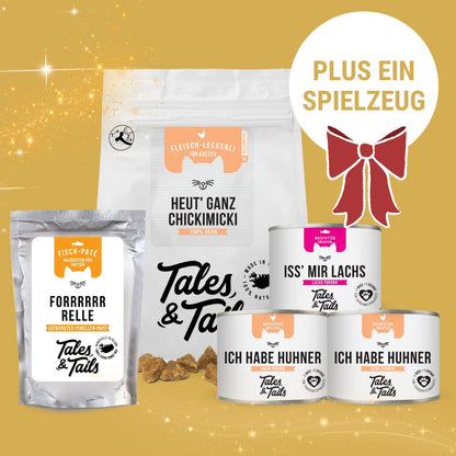 Adventskranz für Katzen