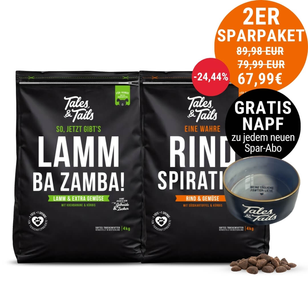 Zweier Paket Trockenfutter 4kg