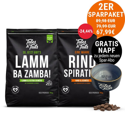 Zweier Paket Trockenfutter 4kg