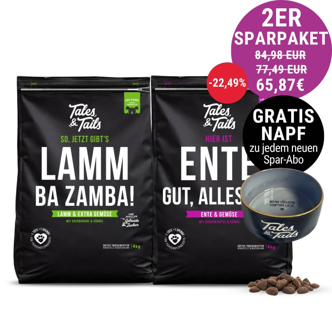 Zweier Paket Trockenfutter 4kg