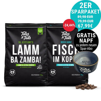 Zweier Paket Trockenfutter 4kg