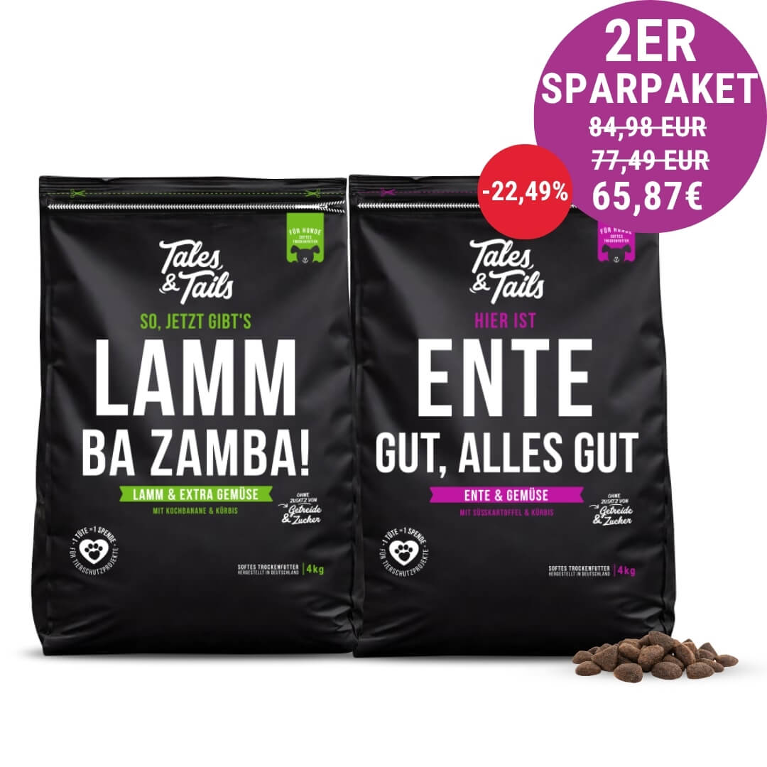 Zweier Paket Trockenfutter 4kg