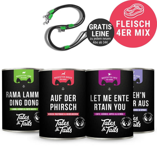 4er Mixpaket Nassfutter Fleisch