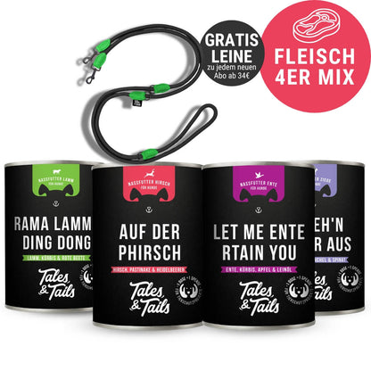 4er Mixpaket Nassfutter Fleisch
