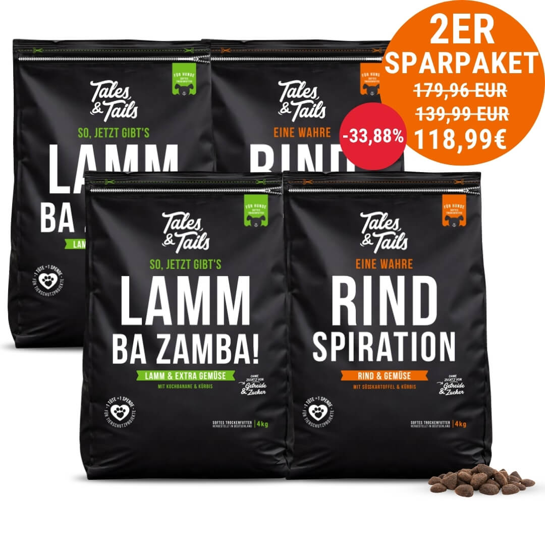 Zweier Paket Trockenfutter 4kg