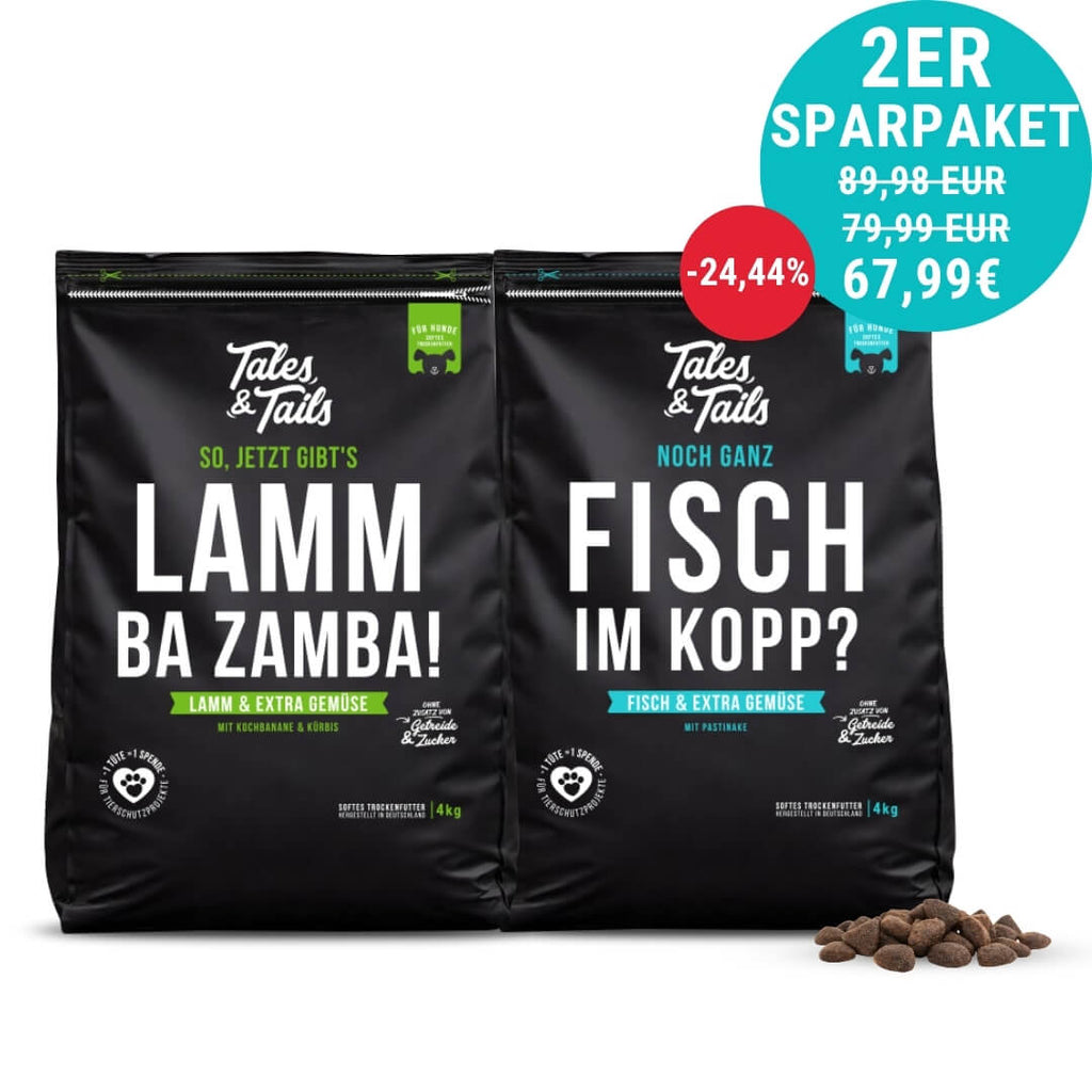 Zweier Paket Trockenfutter 4kg
