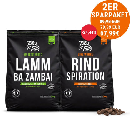 Zweier Paket Trockenfutter 4kg