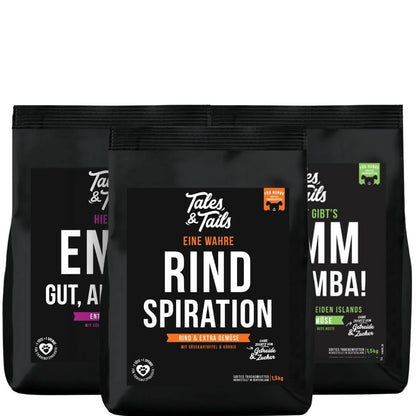 Dreier Paket Trockenfutter 1,5kg