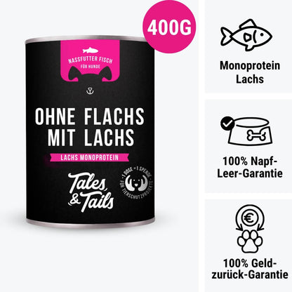 Ohne Flachs mit Lachs
