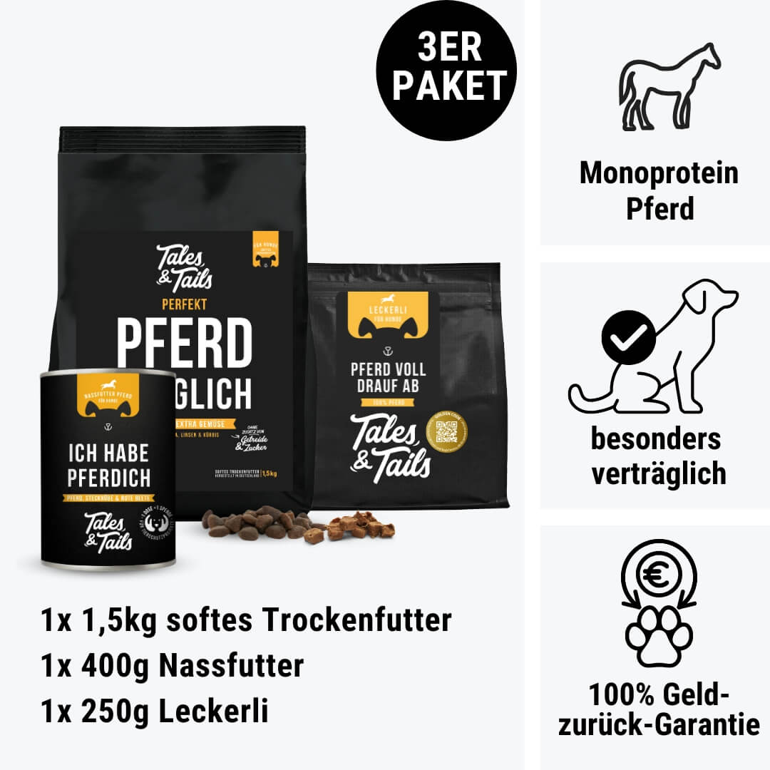 Monoproteinpaket Pferd