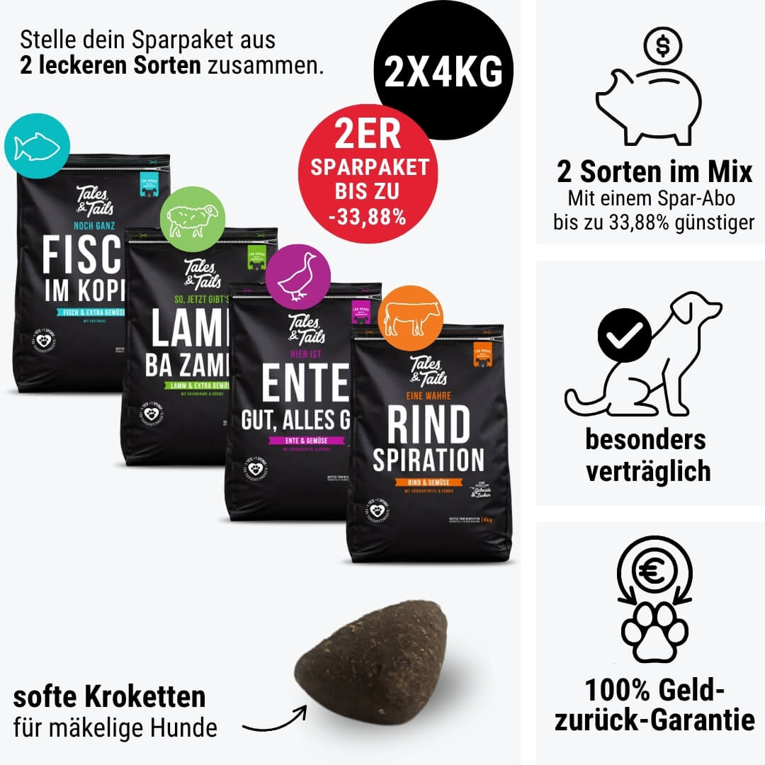 Zweier Paket Trockenfutter 4kg