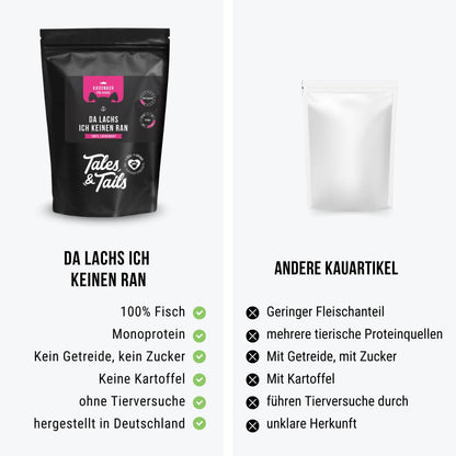 Da Lachs ich keinen ran