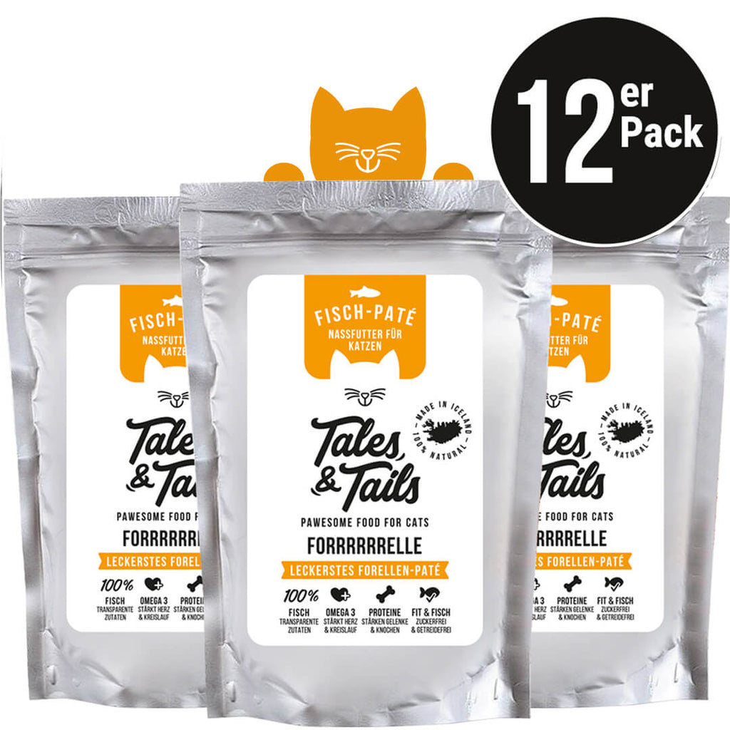 Nassfutter aus Fisch für Katzen